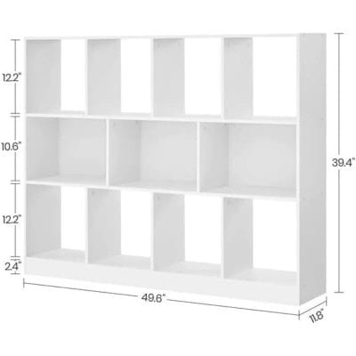 Optical store display shelf for retail or clinic organization.