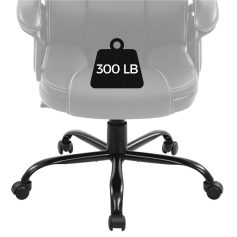 High-quality adjustable office chair with 300 LB weight capacity for optimal comfort during work hours.