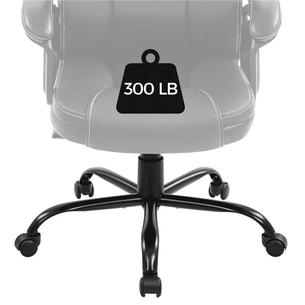 High-quality adjustable office chair with 300 LB weight capacity for optimal comfort during work hours.