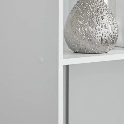 Decorative silver vase with textured surface, perfect for luxury home or office decor, adding style and sophistication to any space.
