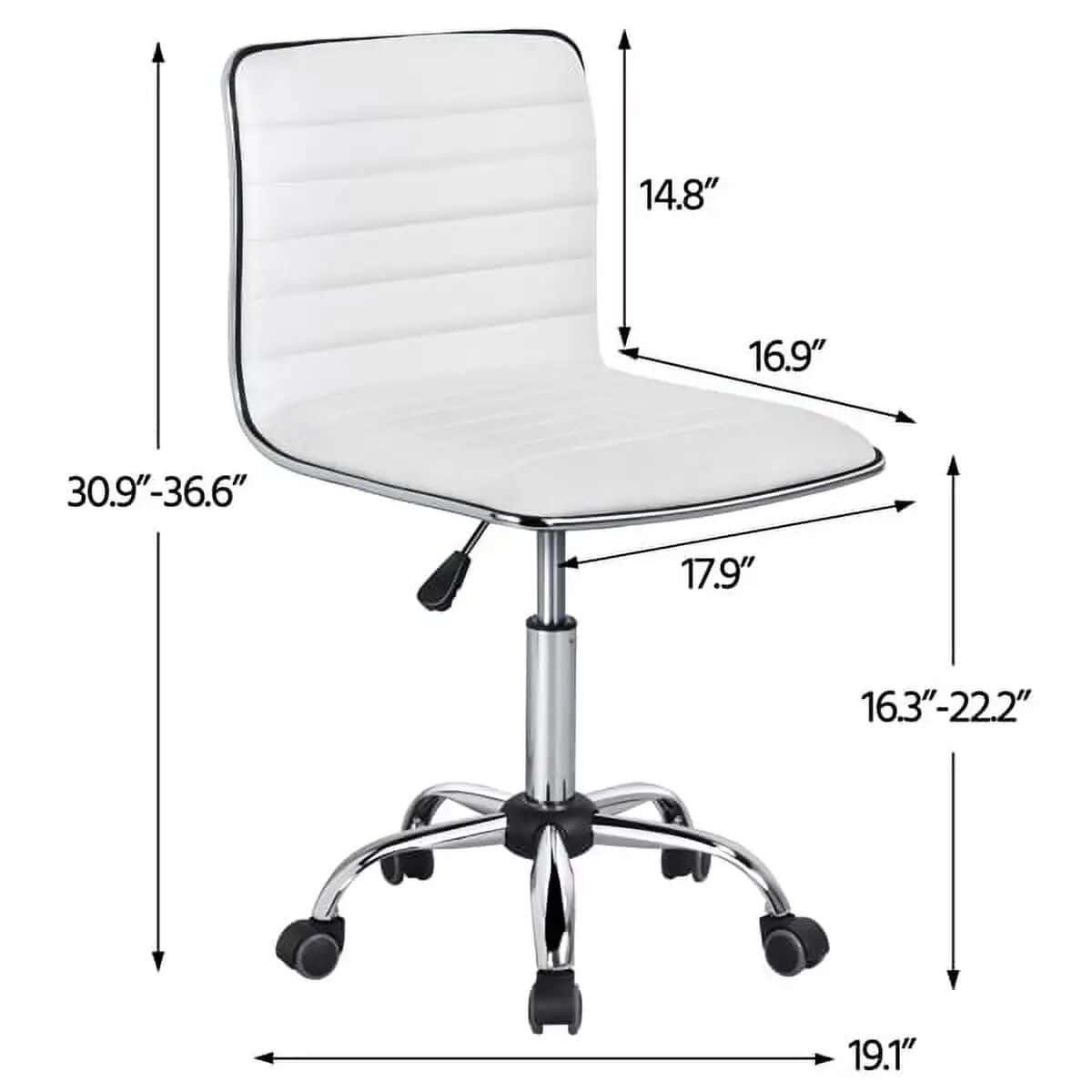 Comfortable task chair ideal for medical or professional environments with durable design and smooth wheels.