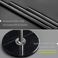 Polished stainless steel tube for modern decor and furniture.