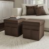Stylish brown ottomans with storage for living rooms and home decor. Perfect for extra seating or organizing essentials. Enhance your space with Monalisa Medical furniture.