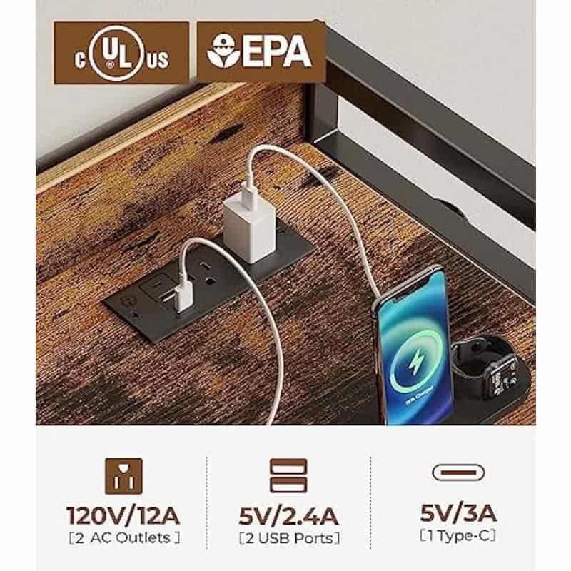 High-quality power outlet for electronics with dual AC outlets, USB ports, and a Type-C port, ideal for optometric and eyewear businesses.