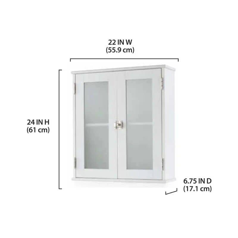 Optical store storage cabinet with glass doors, perfect for displaying glasses and accessories.