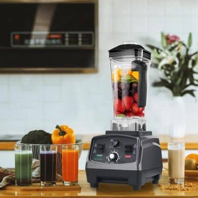 High-power Vitamix blender for healthy smoothies and nutrition. Durable, professional-quality blending machine perfect for home or commercial use.