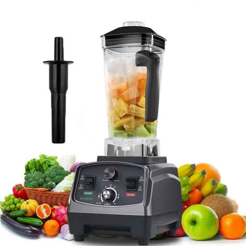 High-speed commercial blender for smoothies and juices, perfect for healthy eating.