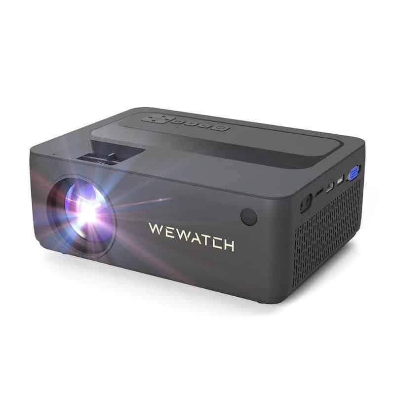 Compact portable projector for optical stores and eye clinics, ideal for presentations and displays. High-quality projection with LED technology, easy to use, perfect for optical professionals.