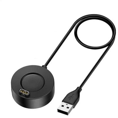 Wireless charging pad for smartphones with USB connector, fast charging compatible, sleek black design for effortless charge at Monalisa Medical.