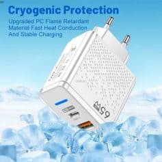 High-quality international travel power adapter with USB-C port, fast charging, and durable design for global use. Perfect for international travelers and electronic device enthusiasts.