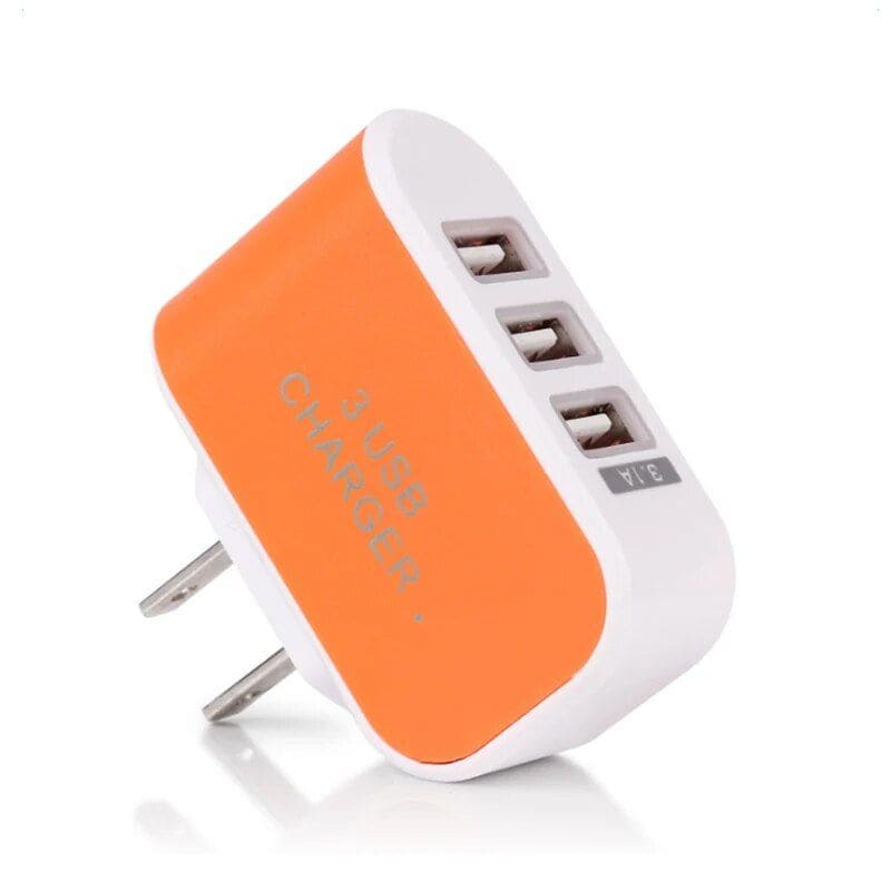 Fast charging USB power adapter for electronic devices.