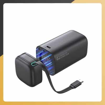 High-capacity 45W portable power bank, ideal for charging medical and optical devices on the go, with fast charging and reliable power source.