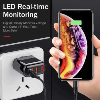 Efficient charging for devices with fast, safe power delivery and real-time energy monitoring. Perfect for modern smartphones and gadgets.