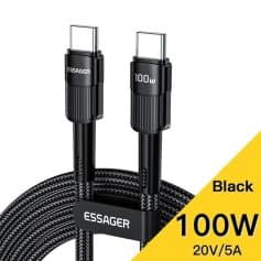 Super durable and fast-charging USB-C cables ideal for all devices. Crafted with premium materials for reliable data transfer and power delivery, perfect for tech enthusiasts.