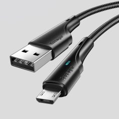 High-speed USB charging cable for devices, durable braided design, compatible with smartphones and tablets, optimal for quick data transfer and power delivery.