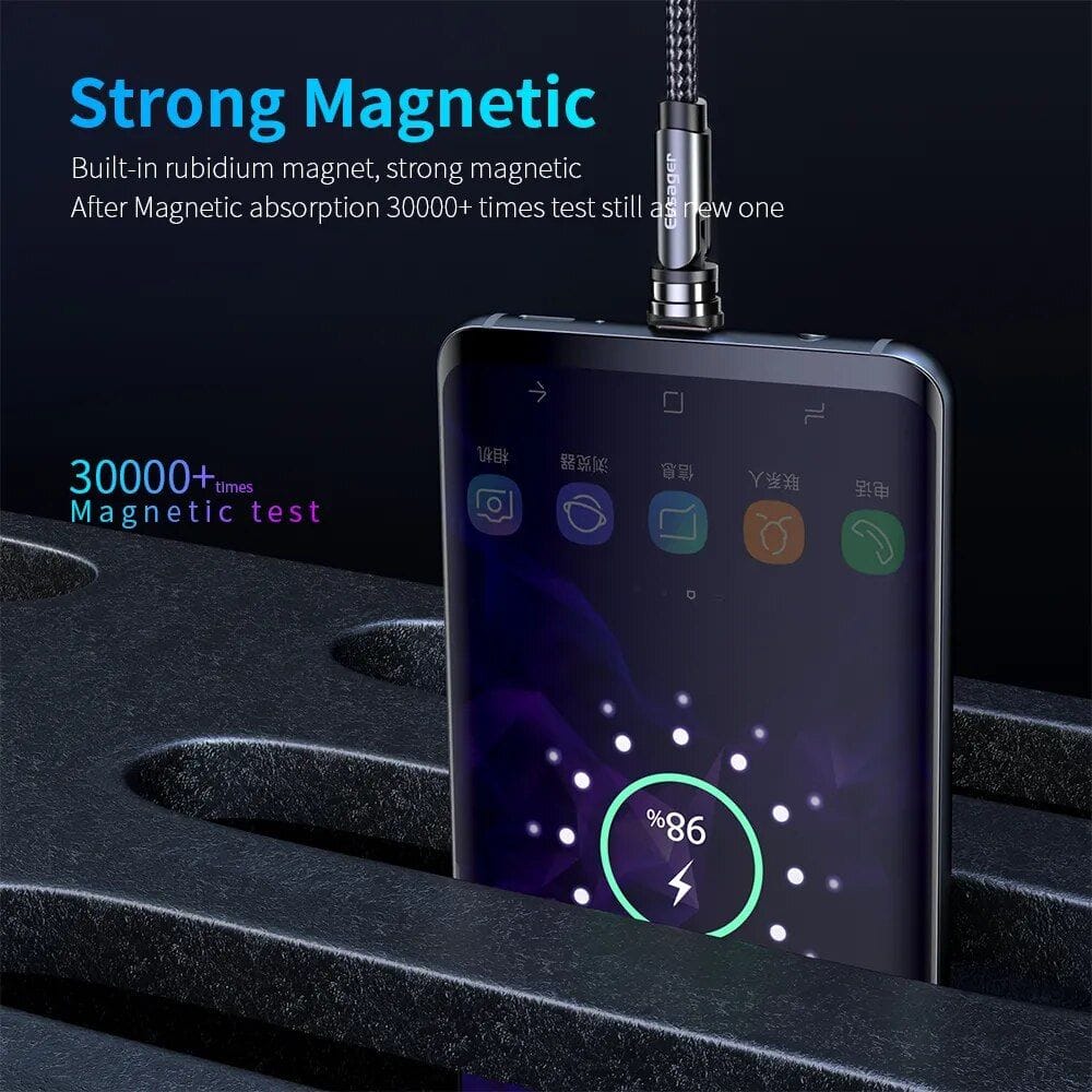 Strong magnetic, built-in rubidium magnet, durable for over 30,000 magnetic tests, ensuring secure attachment and reliable charging. Perfect for mobile accessories and electronic devices.