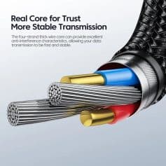 High-quality optical fiber cable with multi-core design for stable and fast data transmission. Perfect for telecommunication, internet, and networking needs.