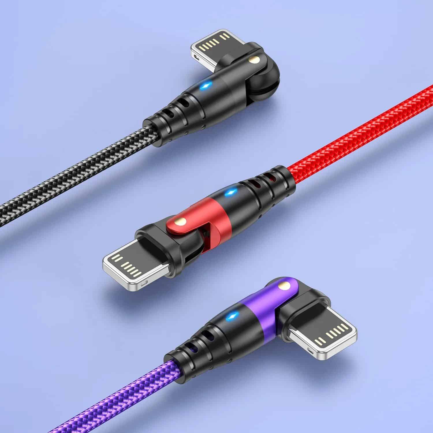 High-quality, braided, durable, and fast-charging USB cables with colorful designs for mobile devices and electronic accessories.