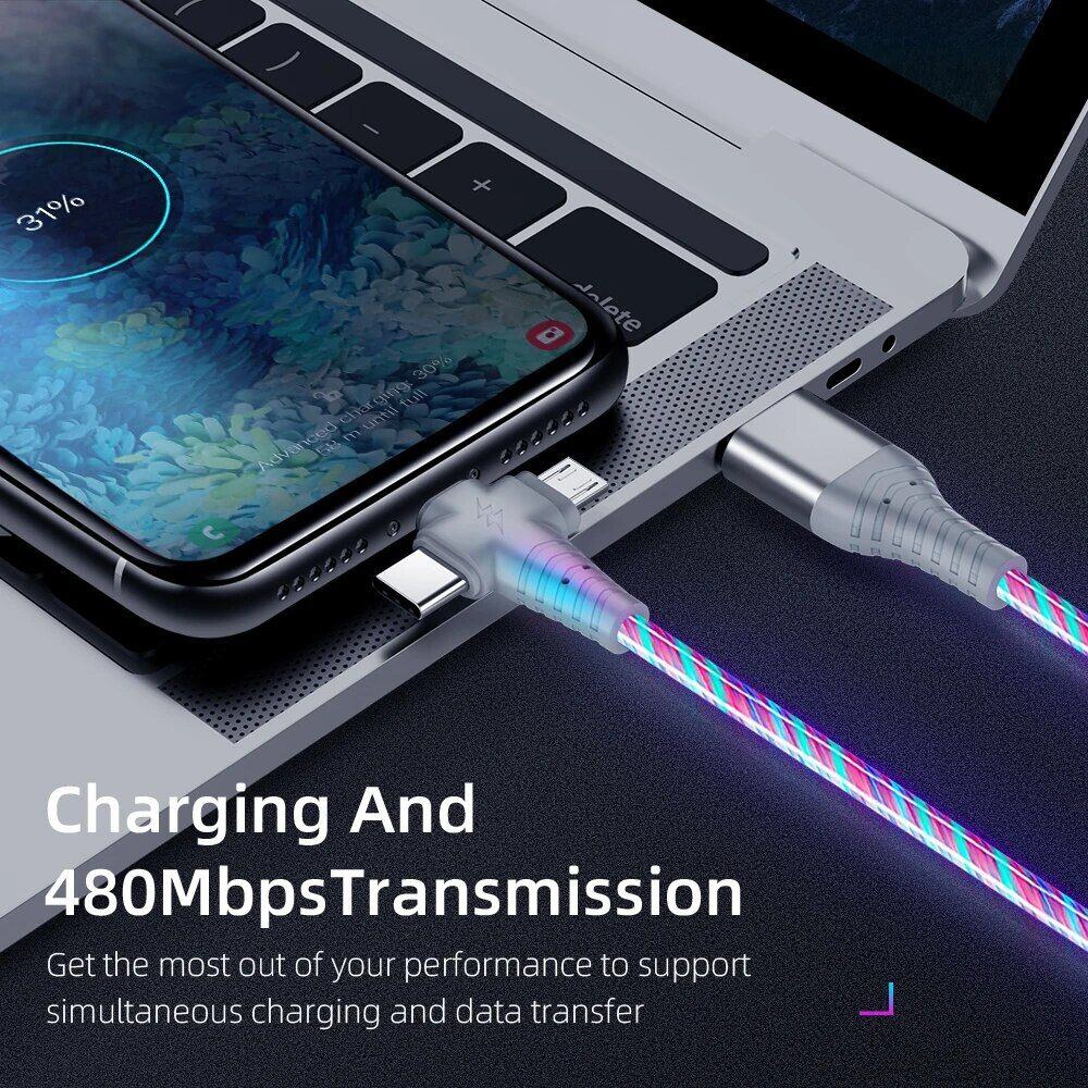 High-speed 480Mbps data transfer and fast charging cable for smartphones and tablets for optimal performance.