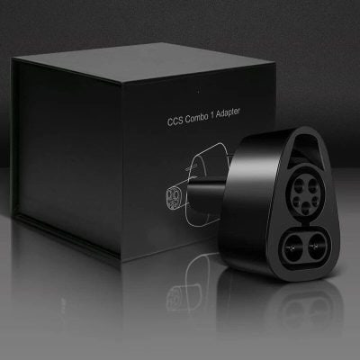 High-quality CCS combo 1 adapter for charging electric vehicles at Monalisa Store, optimized for fast and reliable charging solutions.
