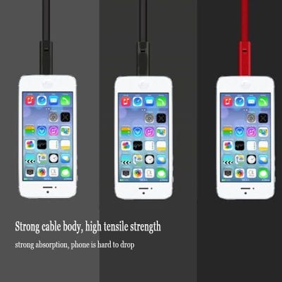 Durable phone charging cable for optimal durability and high tensile strength. Perfect for reliable charging and data transfer, ensuring your iPhone stays connected and protected.