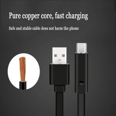 High-quality copper core for fast, safe, and stable charging without damaging your phone. Perfect for reliable mobile device power transfer.