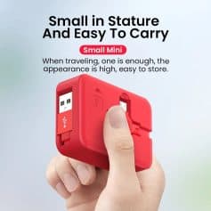 Compact portable USB flash drive for travel, small and easy to carry, high-capacity storage solution, ideal for organizing and transporting digital files conveniently on the go.