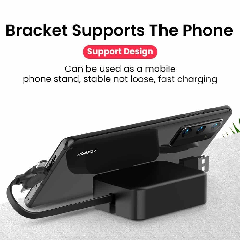 Portable mobile phone holder for table and desk, compatible with Huawei and other devices, stable, lightweight, and quick charging support for convenient use.