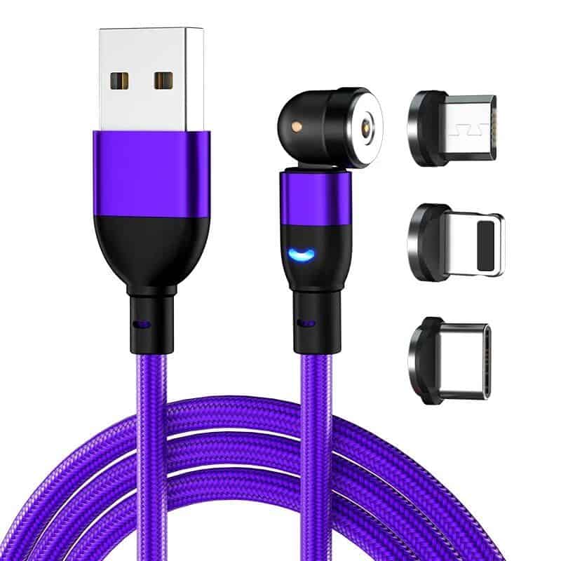 High-quality multi-connector charging cable for electronic devices, featuring fast charging and durable design, perfect for smartphones, tablets, and other gadgets.