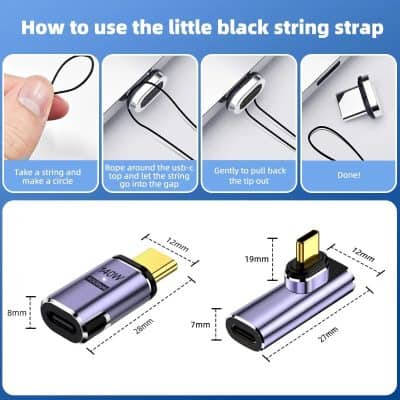 High-speed 40W USB-C car charger with compact design, compatible with smartphones, tablets, and devices. Features fast charging, sleek metallic finish, and easy plug-in for convenience.