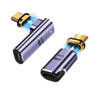 Compact dual USB car charger for fast charging, compatible with all vehicle models, 140W power output, and high-speed charging for smartphones and tablets.