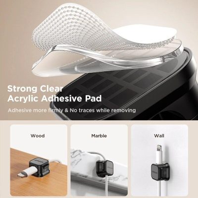 Highly durable adhesive for secure mounting on wood, marble, and wall surfaces. Easy to install, removable without residue — perfect for smartphones and accessories.
