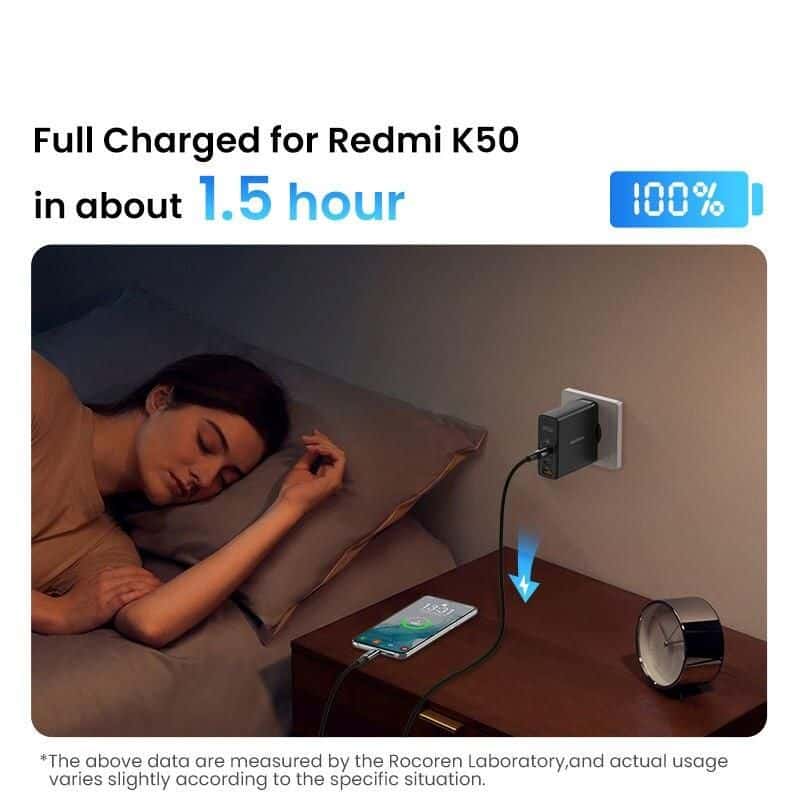 Extended battery life for optometry devices, quick 1.5-hour full charge.