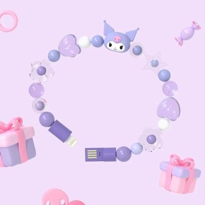 Adorable baby bead necklace featuring pastel purple, pink, and white beads, perfect for baby girls. Made with safe, soft materials for delicate skin; ideal gift for new parents and baby showers.