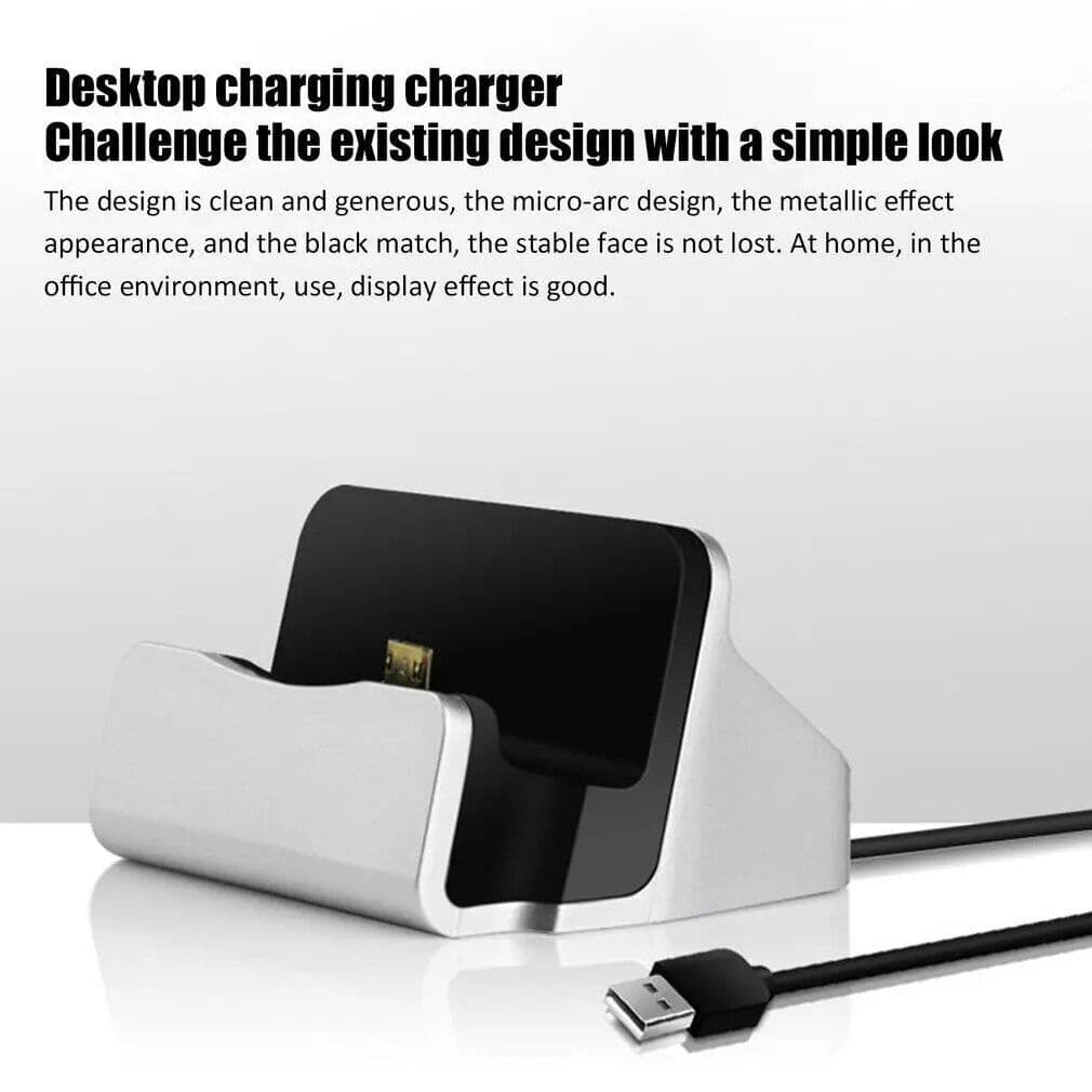 USB charging dock for desktops, stylish tech organizer, perfect for modern home or office, with a clean look and convenient charging port, ideal for daily device management.