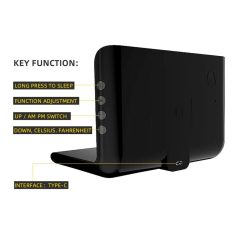 Optical health device with adjustable functions, long press sleep feature, and Type-C interface for enhanced user convenience.