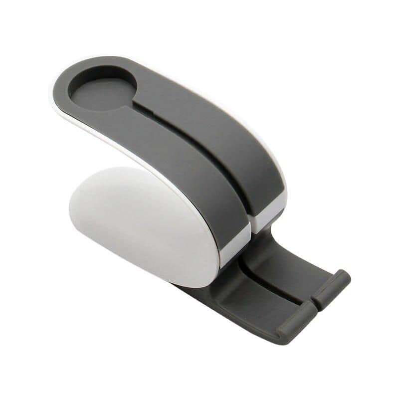 Compact desktop scan holder for optical lenses and glasses, ideal for precision instrument setups.