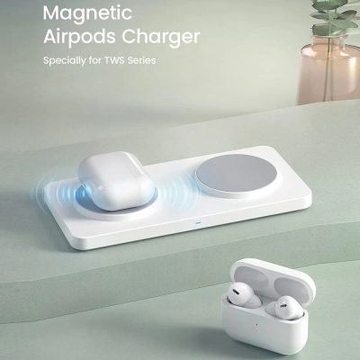 High-quality wireless earbuds charger with magnetic support, compatible with TWS series for convenient charging and storage. Perfect for modern audio and electronics enthusiasts.