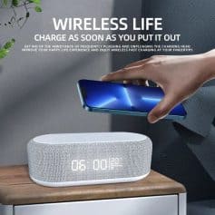 Wireless charger for fast and convenient charging of smartphones and smart gadgets. Compatible with various devices, providing quick power-up and reducing cable clutter.
