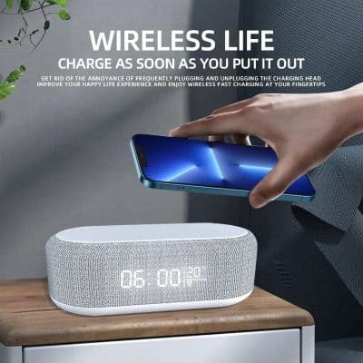 Wireless charger for fast and convenient charging of smartphones and smart gadgets. Compatible with various devices, providing quick power-up and reducing cable clutter.