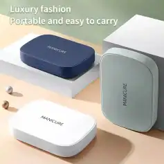 Stylish manicure storage box for nail care on the go, compact and lightweight design, perfect for travel or home use.