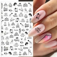 Nail stickers with