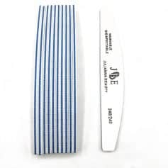 High-quality blue and white striped lens cleaning cloth for glasses. Soft, washable, and reusable for clear vision and lens maintenance. Perfect accessory for eyewear care.