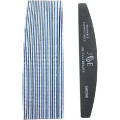 Elegant blue and black striped nasal strip for skincare and beauty routines. Washable, disinfectable, lightweight, and designed for comfort and hygiene. Perfect for enhancing skin health and routine care.