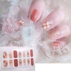 Beautiful floral and glitter nail designs for perfect manicures at Monalisa Store. Stylish, trendy, and suitable for all occasions.