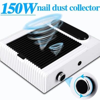Elegant design for professional nail salons and home use, effective dust removal for healthy nails and cleaner workspace. Perfect for manicures and pedicures.