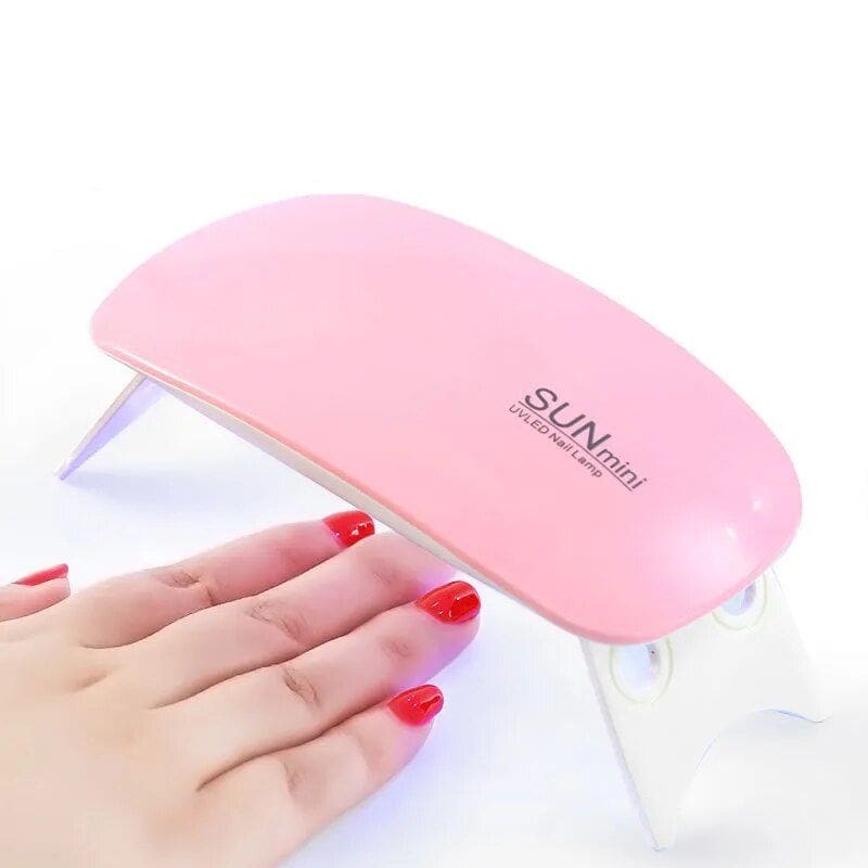 Efficient LED nail curing lamp, ideal for gel nails and manicures. Compact, fast, and easy to use, perfect for professional salons or at-home nail care. Enhances the durability of your gel polish.