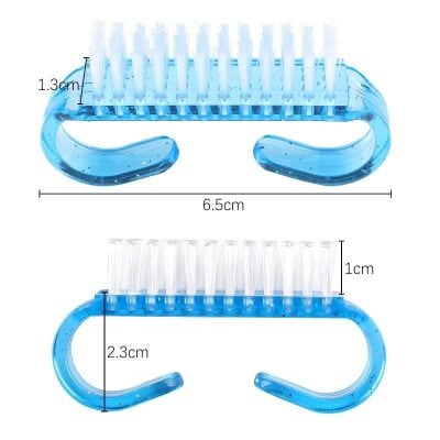 Portable eyeglass cleaning brush with soft bristles, compact design for easy use, perfect for cleaning glasses, lenses, and screens at Monalisa Medical.