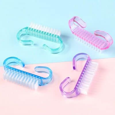 Colorful plastic eyeglass cleaning tools for sunglasses and glasses, featuring small bristles for effective cleaning. Bright pastel shades create a fun and practical accessory for eye care routines.
