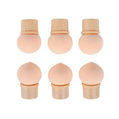 Soft, versatile foundation blending sponges for flawless skin.